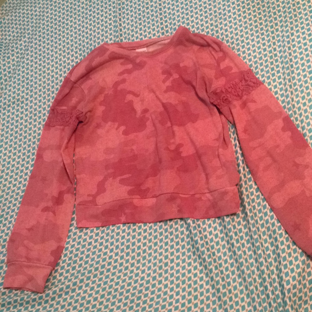 Pink Pattern see through shirt!
